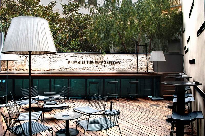 カロ ホテル バレンシア エクステリア 写真 The terrace of the hotel